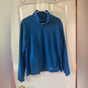 Blue under armour zip-up